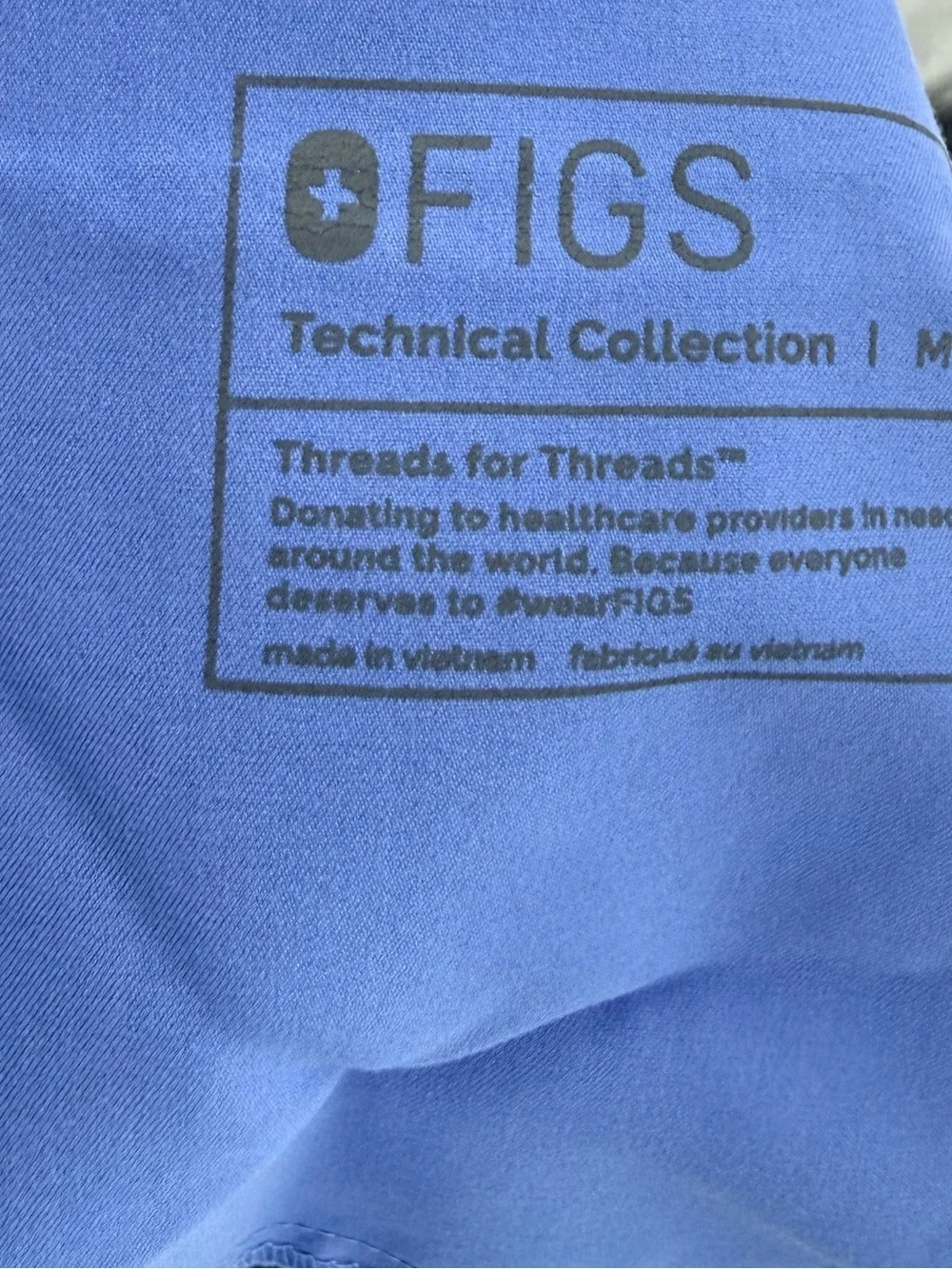 Figs Tansen Jogger Scrub Pants in Ceil Blue Size Medium